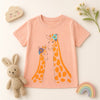 Flower Giraffe Graphic Tee