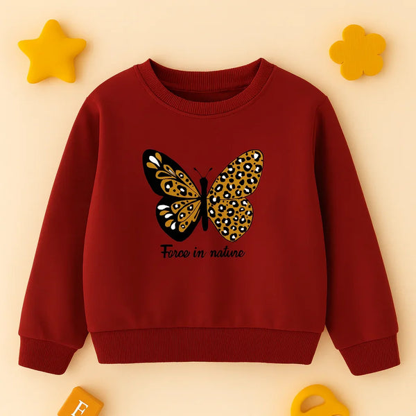 Force In Nature Butterfly Sweatshirt