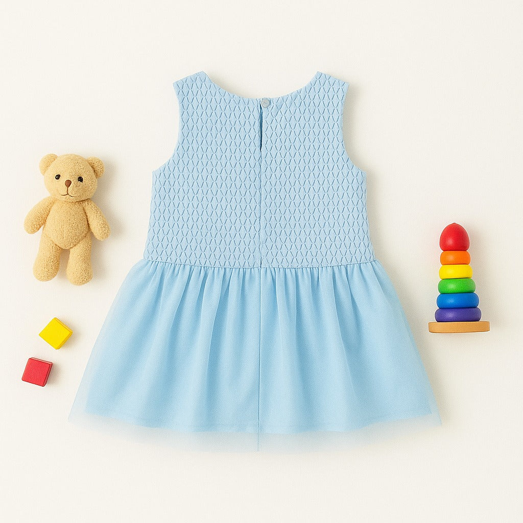 Frost Petal Sleeveless Frock