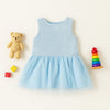 Frost Petal Sleeveless Frock