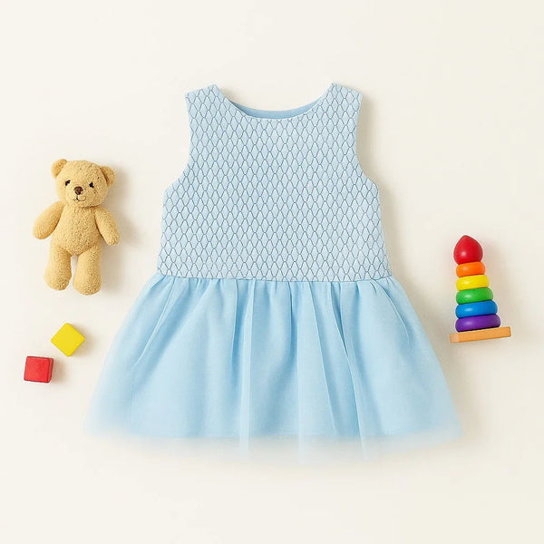 Frost Petal Sleeveless Frock