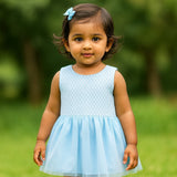 Frost Petal Sleeveless Frock