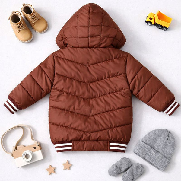 Funsies HQ Puffer Jacket (Brown)
