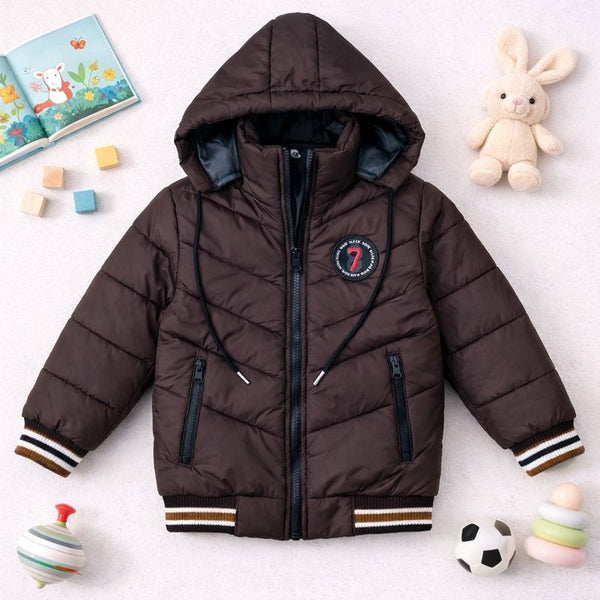 Funsies HQ Puffer Jacket (C Brown)