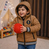 Funsies HQ Puffer Jacket (L Brown)