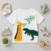 Giraffe And T Rex Graphic Tee
