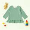 Green Breeze Peplum Top