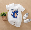 Hi Blue Dino Romper - S