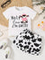 Holy Cute Cow Graphic Set