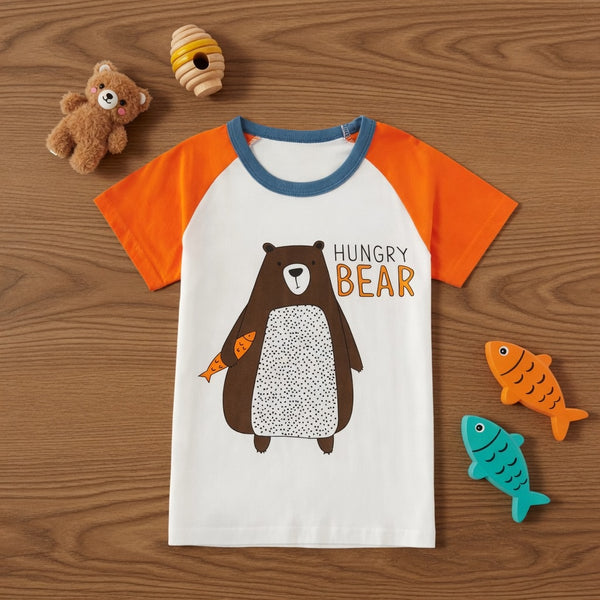Hungry Bear Raglan Graphic Tee
