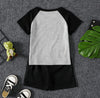 Super Dino Graphic Set Grey