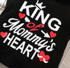 King Of Mommys Heart Hood Set