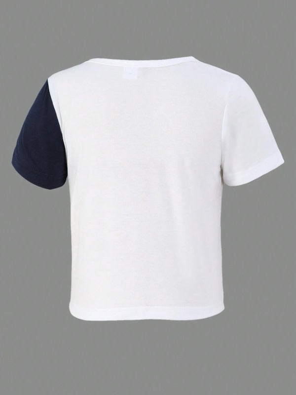 King Stripes Letter Tee