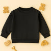 Knitted Pattern Sweatshirt (Black)