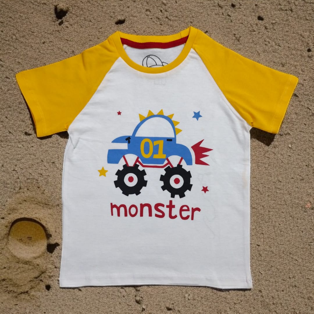 Little MT Raglan Graphic Tee