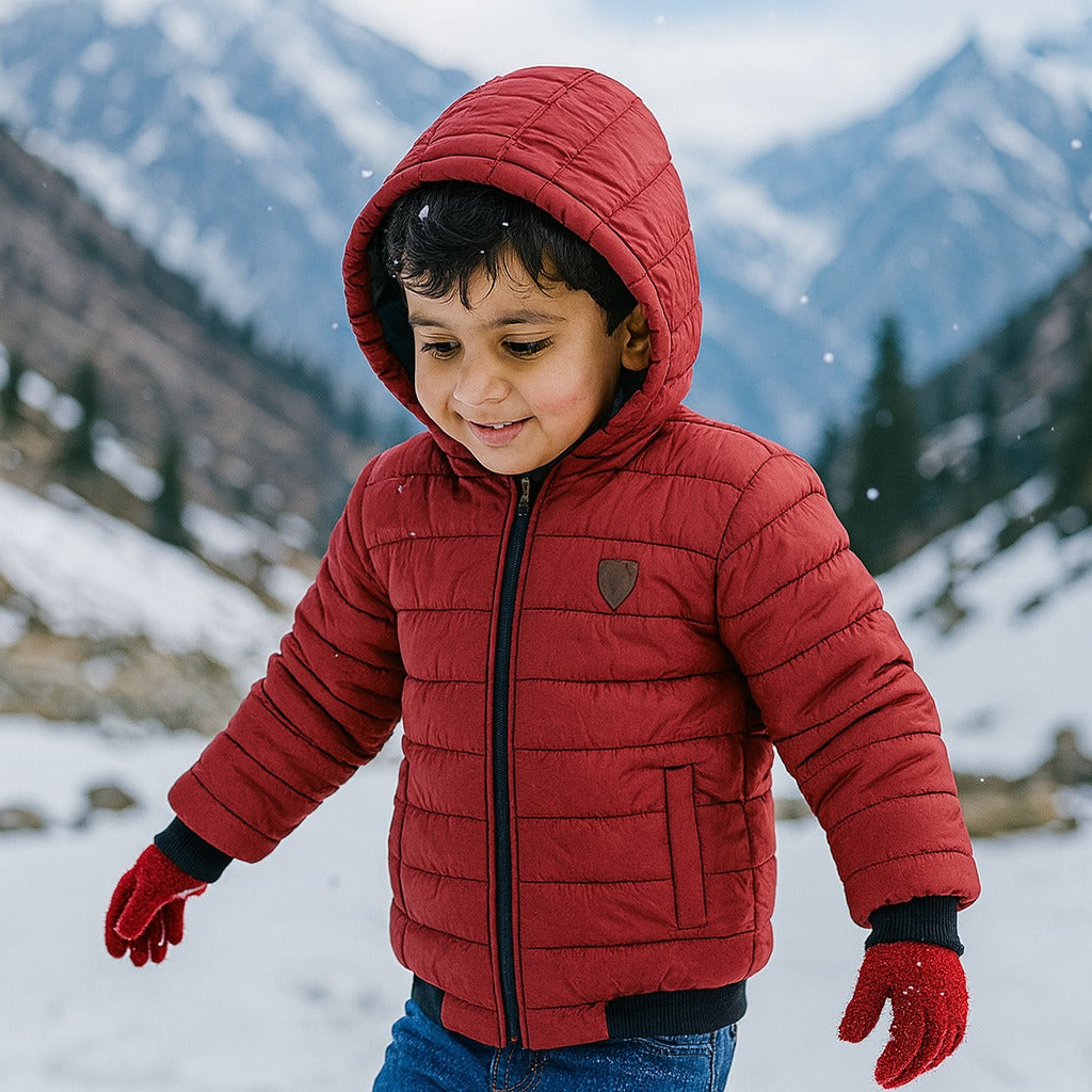 Little Trekker Puffer (Maroon)