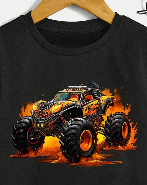 MT On Fire Graphic Tee - BLACK
