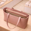 Meridian Faux Leather | Tote | Pink