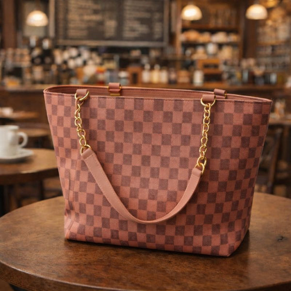 Metro Weave | Tote | Pink