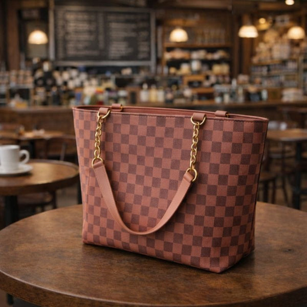 Metro Weave | Tote | Pink