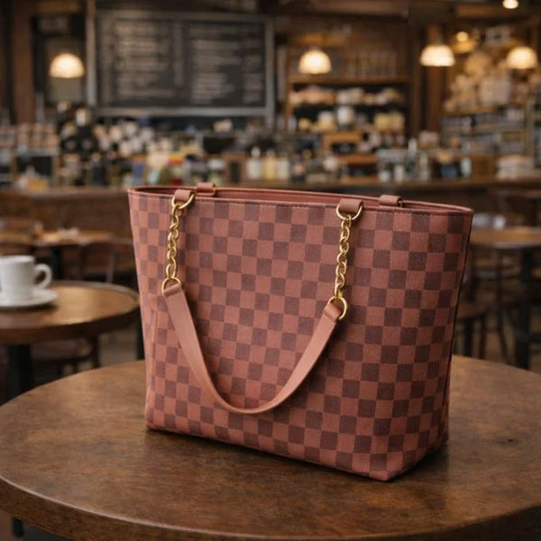 Metro Weave | Tote | Pink