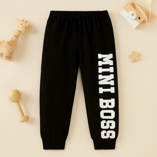 Mini Boss Trouser Black - W