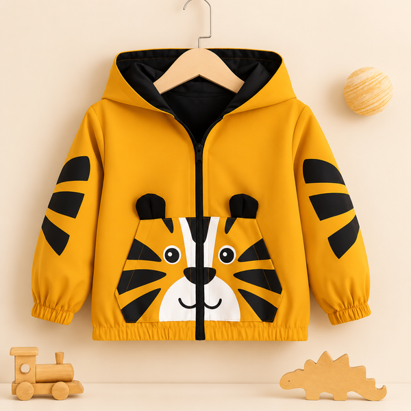 Mini Tiger Zipper Hoodie