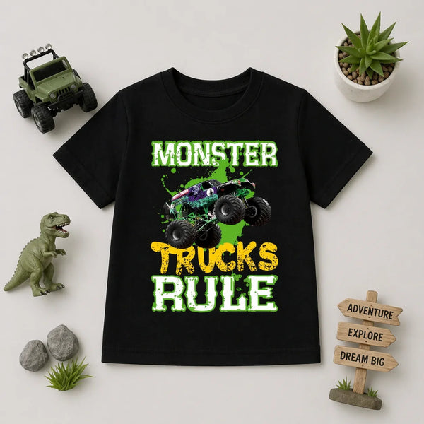 Monster Truck Rule Graphic Tee