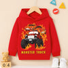 Monster Truck Hood Red