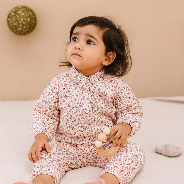 Pink Floral Jumpsuit