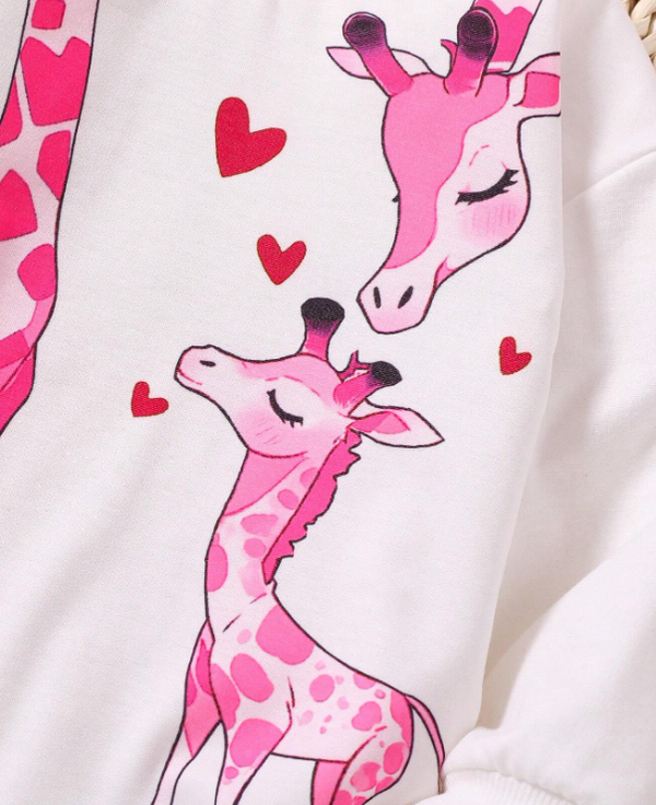 Cute Baby Giraffe Sweatshirt