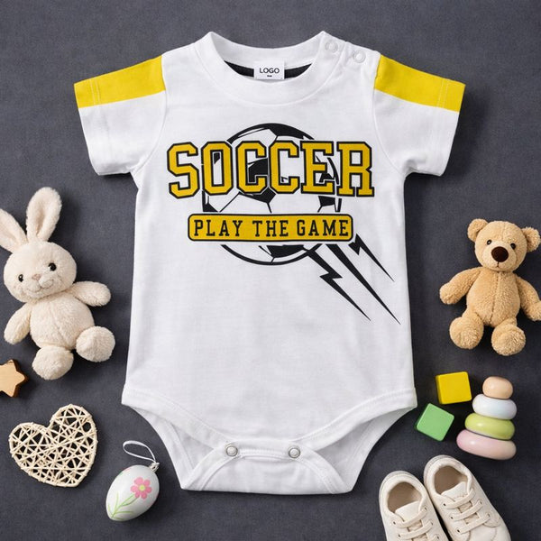 Play The Game Soccer Romper