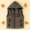 Premium Sleeveless Puffer Jacket (Grey)