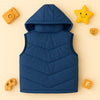 Premium Sleeveless Puffer Jacket (Greyish Blue)