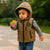 Premium Sleeveless Puffer Jacket (Light Brown)