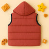 Premium Sleeveless Puffer Jacket (Rust)