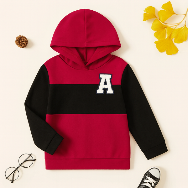 RBR Letter A Panel Hoodie