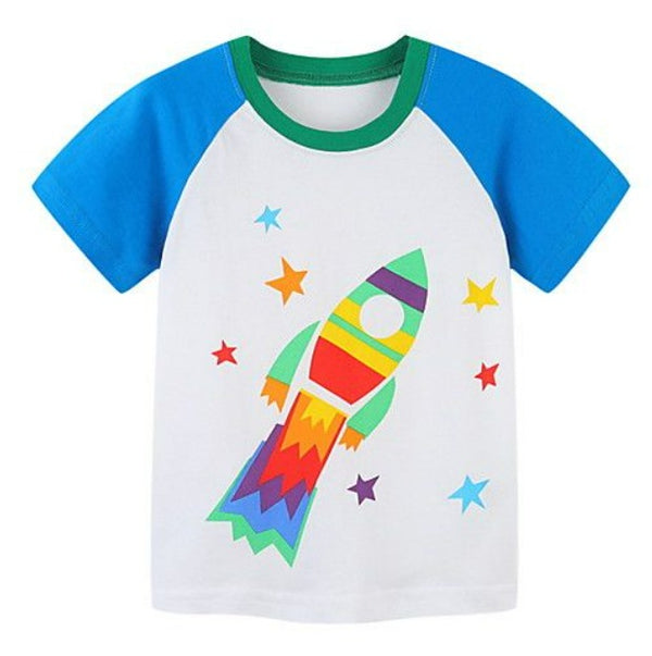 Rainbow Rocket Graphic Tee