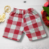 Red Checkered Shorts