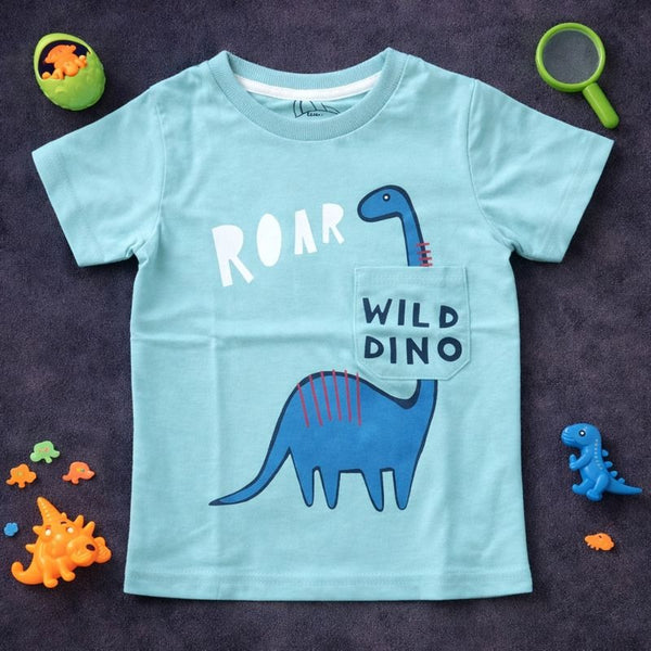 Roar Wild Dino Pocket Tee