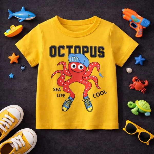 Sea Life Octopus Graphic Tee