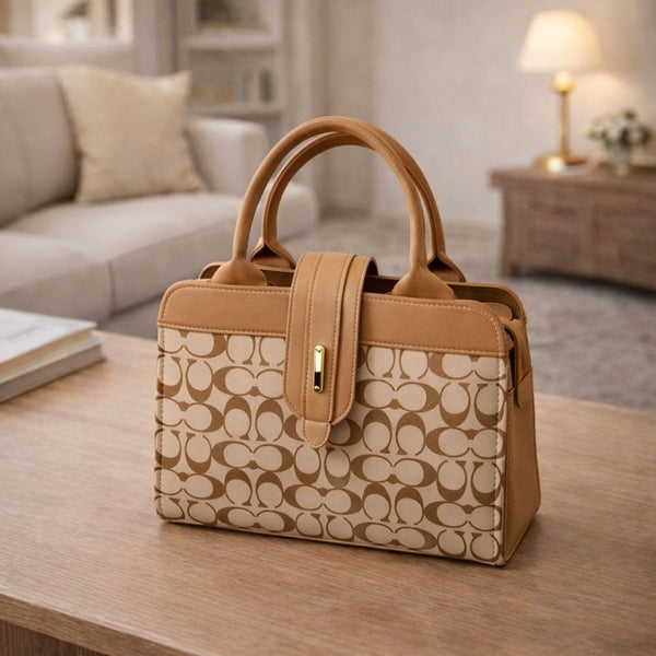Signature Crest | Tote | Light Brown