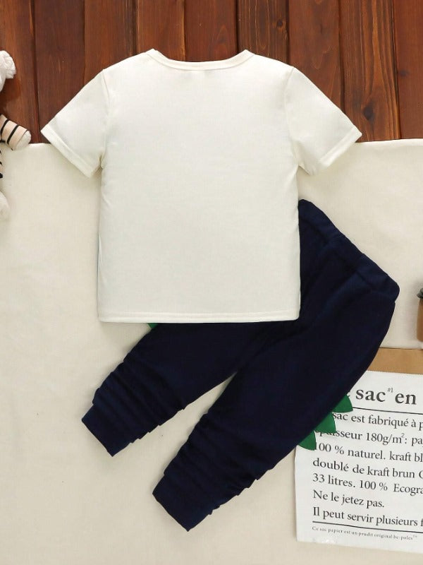 Smile Dinosaur Graphic Tracksuit