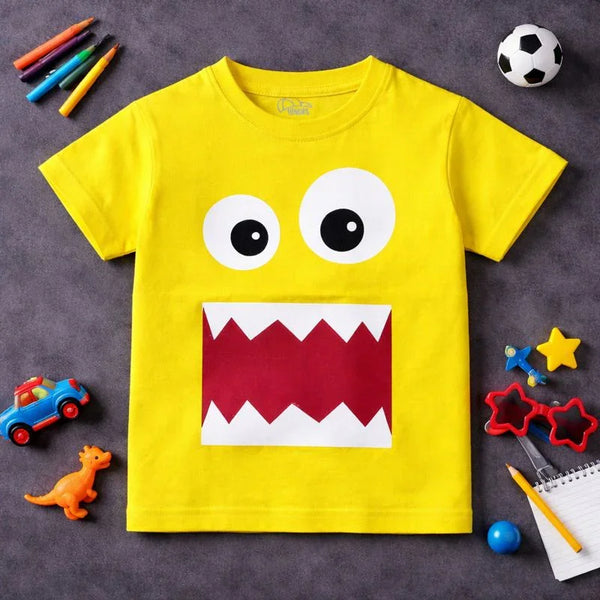 Smile Graphic Tee Yellow