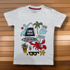 Surf Dude Graphic Tee (White)