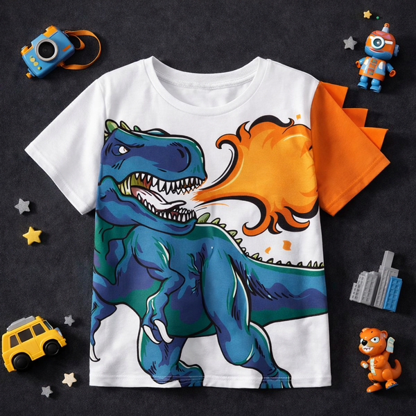 T Rex Fire Graphic Tee