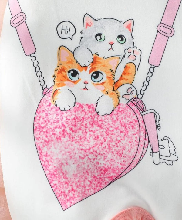 Twin Cats Romper
