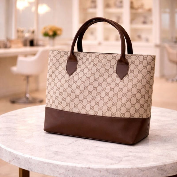 Grey Glam | Tote | Brown