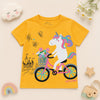 Unicorn on Bicycle Graphic Tee