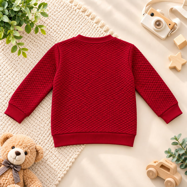 Burgundy Diamond Sweatshirt